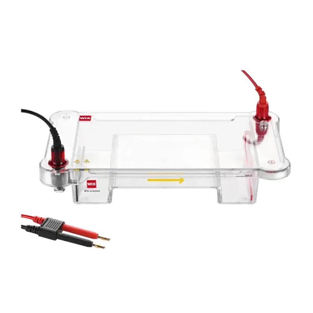 wix minidna horizontal gel electrophoresis cell featuring a leak free snap fit design