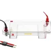 Horizontal electrophoresis system for DNA fragment separation and PCR analysis