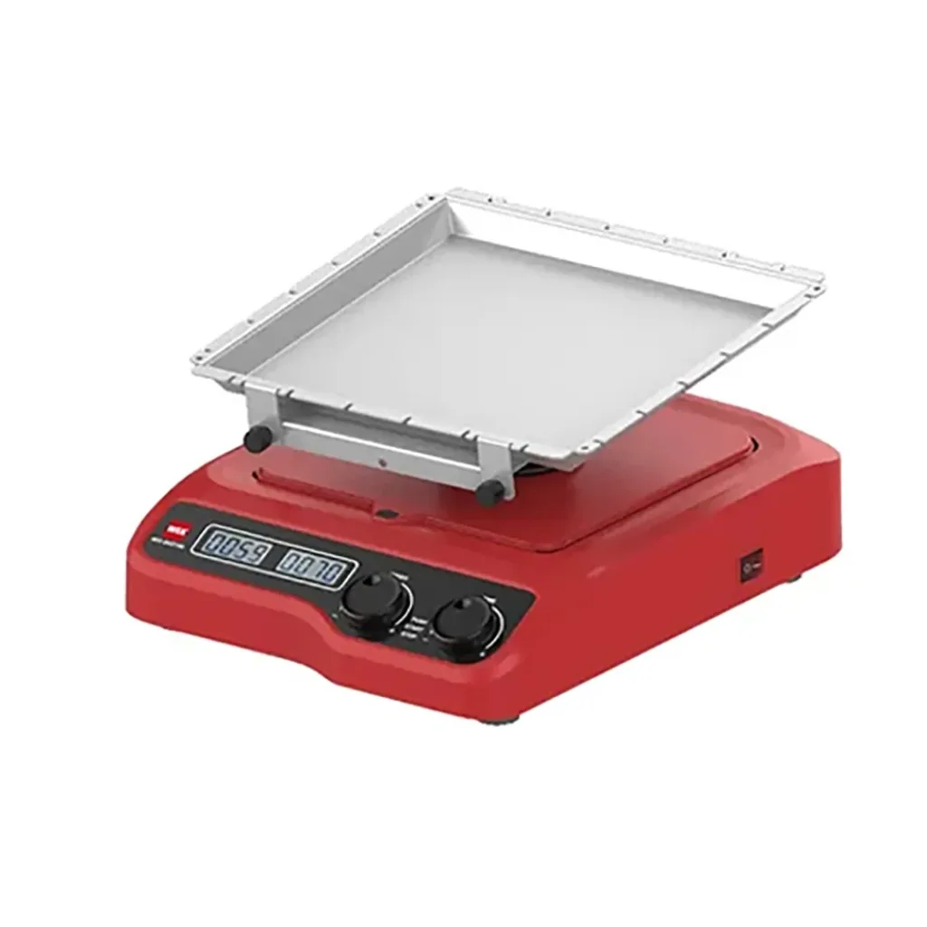 WIX laboratory tilting shaker with digital display for Western blot membrane incubation